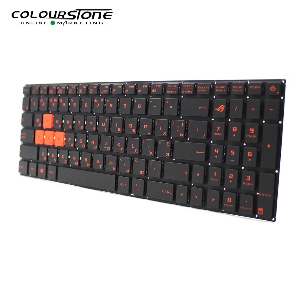 Клавиатура с русской подсветкой для ноутбука Asus GL502 GL502VM GL502VY|Клавиатуры замены| |