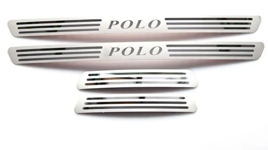 Отлично Новый для VW POLO 2011 2012 2013 2014 2015 Volkswagen аксессуары polo Накладка на порог из