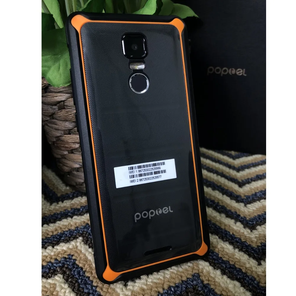 Оригинальный POPTEL P10 5 ''HD Android 8 1 мобильный телефон IP68 водонепроницаемое стекло