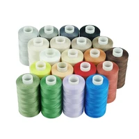 20 multi colors 100 mercerized long staple cotton sewing thread set 50s3 for quilting sewing piecing etc 550 yards each