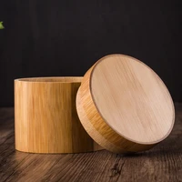 fashion luxury wood watch box storage case gift box with pillow round bamboo box for wrist watchjewellery boxes drop shipping