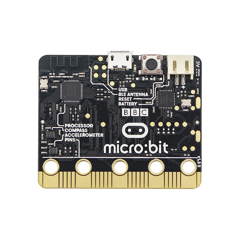 BBC Micro:bit Go Starter Kit чехол макетная плата USB кабель обучение программированию