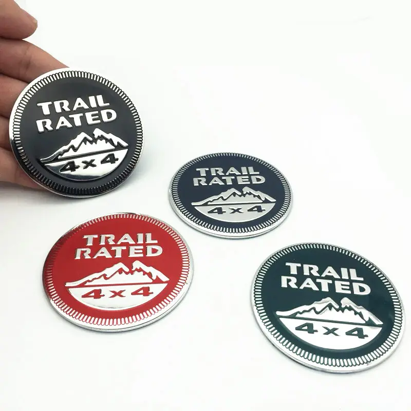 Автомобильная алюминиевая наклейка fнаклейка с номером тропа 4x4 эмблема значок
