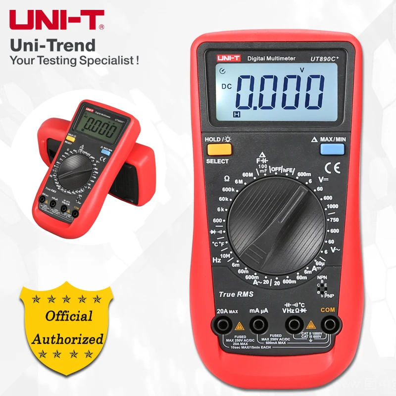 UNI T UT890D/UT890C + цифровой мультиметр True RMS с ручным диапазоном