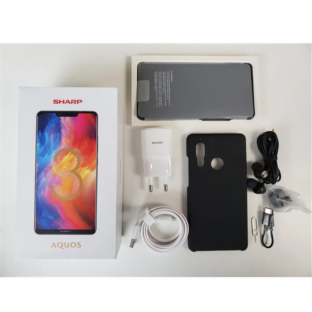 SHARP AQUOS S3 смартфоны Android 8 0 4 Гб + 64 6 &quotFHD Snapdragon 630 Восьмиядерный GO 12MP 3200 мАч мобильный