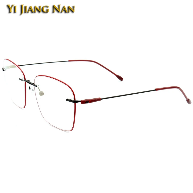 Женские модные легкие оптические очки без оправы женские по рецепту Lunette De Vue Femme