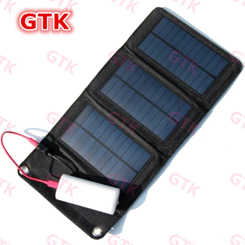 ГТК 5W 5 V 900mAh солнечная панель Складная Панель батареи из монокристаллического