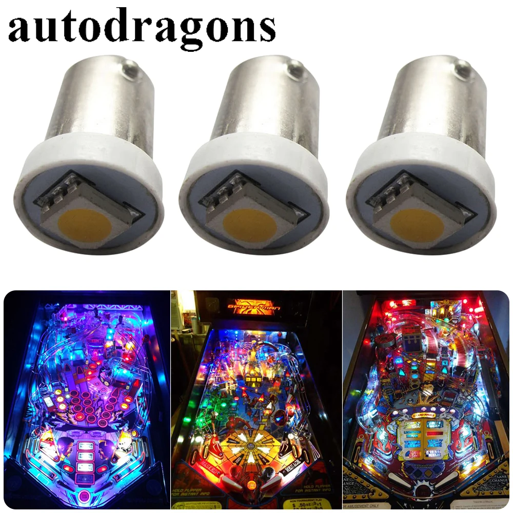 Светодиодные лампы autodragon Ba9s 44 47 со штыковым флиппером 6 3 В|Передние LED-фары для