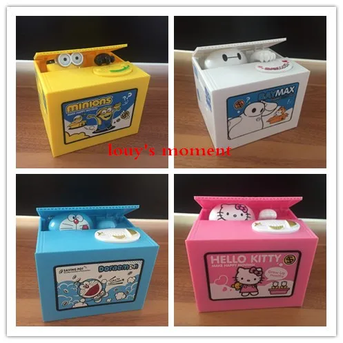 1 х Копилка Doraemon/Minions/Kumamon, подарок на день рождения и Рождество, мультяшная копилка