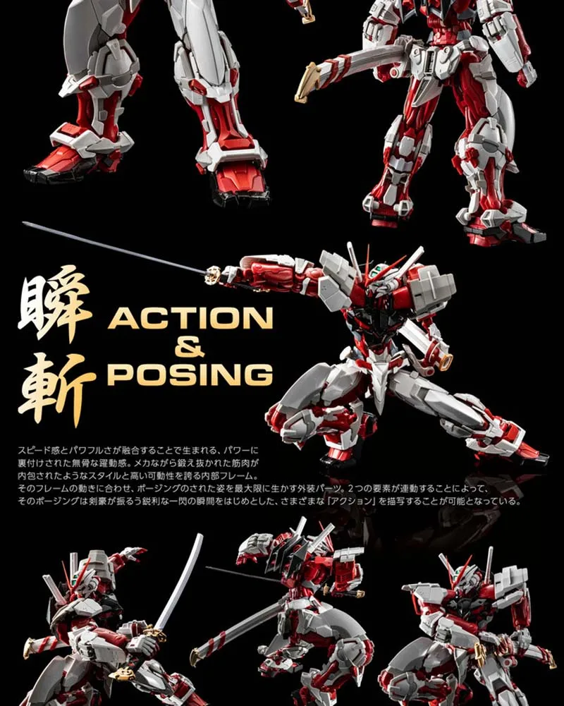 Аниме Bandai Hi-Res Seed Gundam, красная рамка Hirm, модель MG 1/100, фигурка, металлические кости, робот, игрушка для детей, Розничная коробка