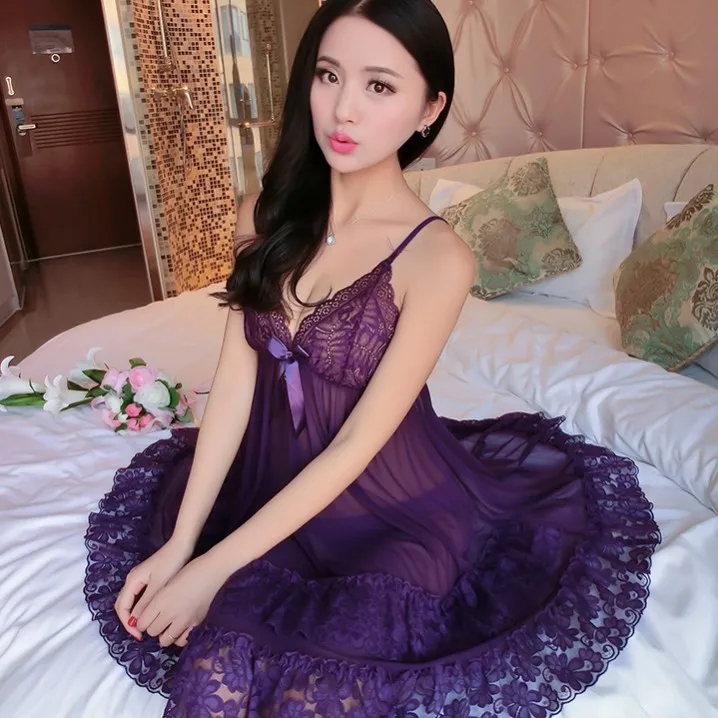 

Free shipping Summer v-neck sexy sleepwear lounge women sexy nightgown size S-4XL pregnant nightdress plus size shoulder-straps;