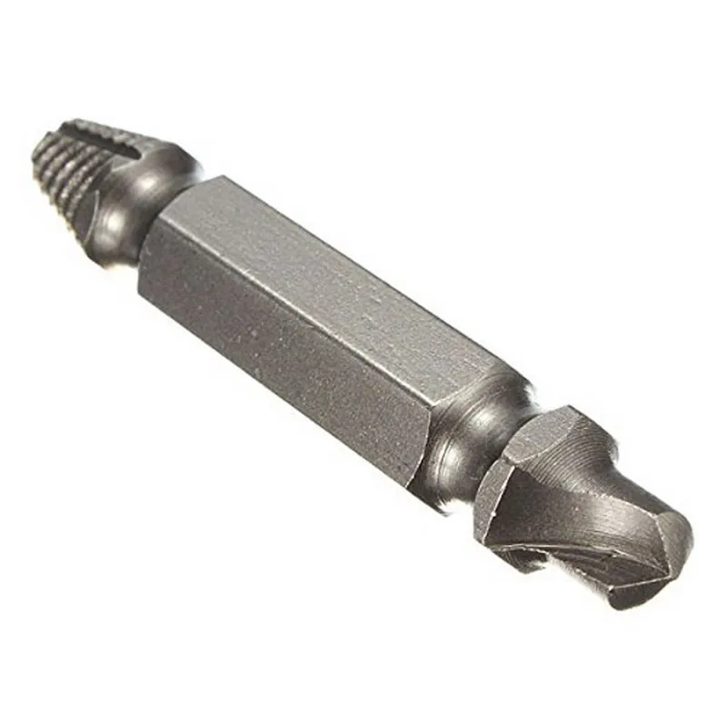 

4pcs Screw Extractor Drill Bits Guide Set Broken Damaged Bolt Remover Double Ended Damaged Screw Extractor