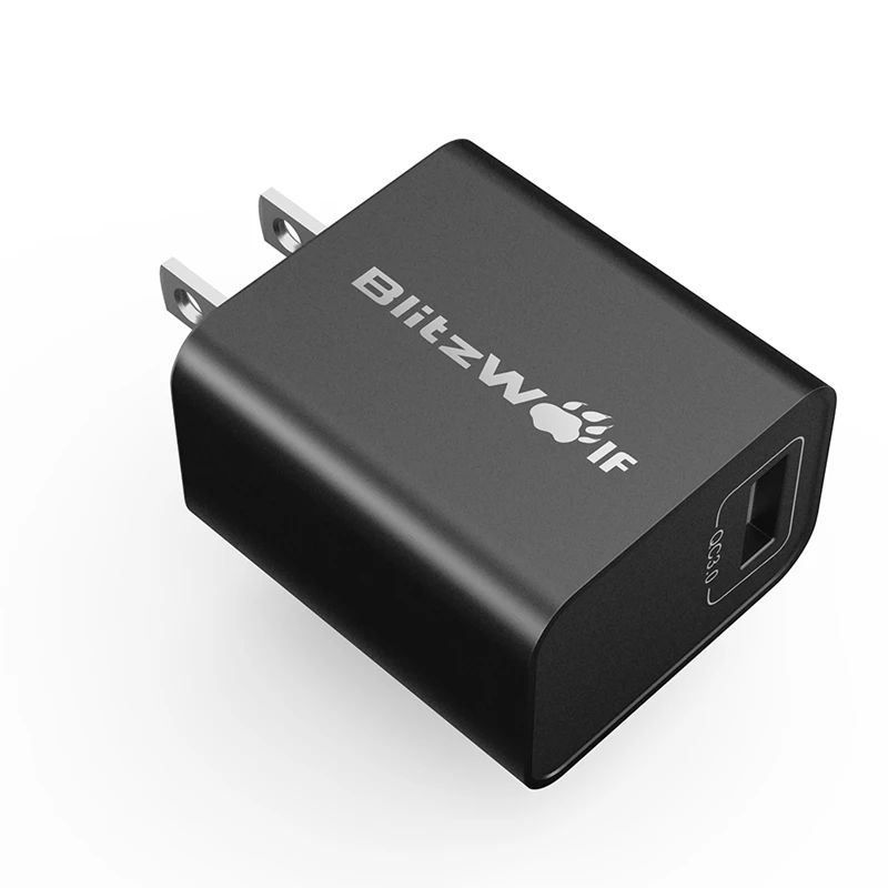 BlitzWolf BW-S9 18 Вт USB зарядное устройство QC3.0 FCP AFC BC1.2 США/ЕС/Австралия/Великобритания быстрое зарядное устройство для iPhone для samsung для huawei - Тип штекера: США