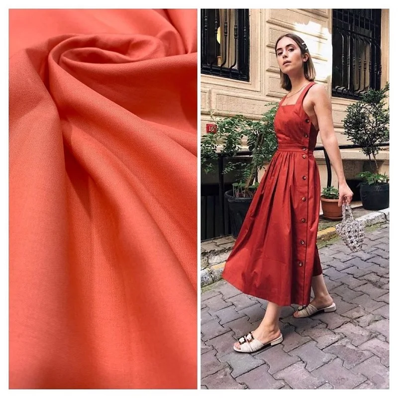 Итальянская Высококачественная 100% хлопковая ткань для шитья красивых платьев