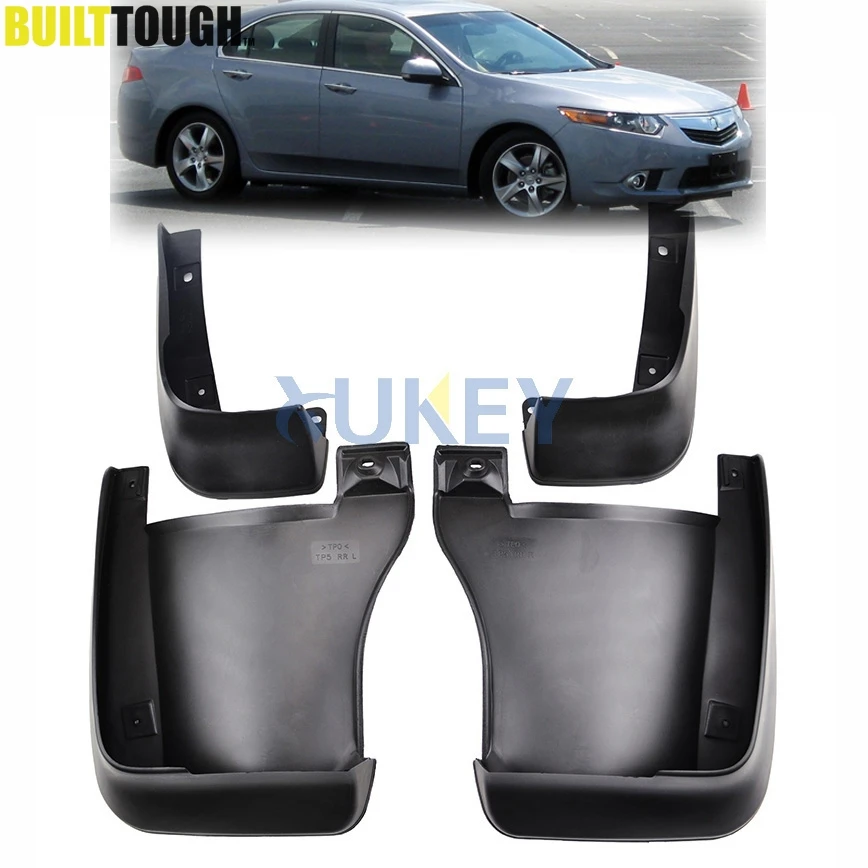 Брызговики для Honda Accord Euro 08 2012 Acura TSX 2009 2014 брызговики передние и задние щитки от