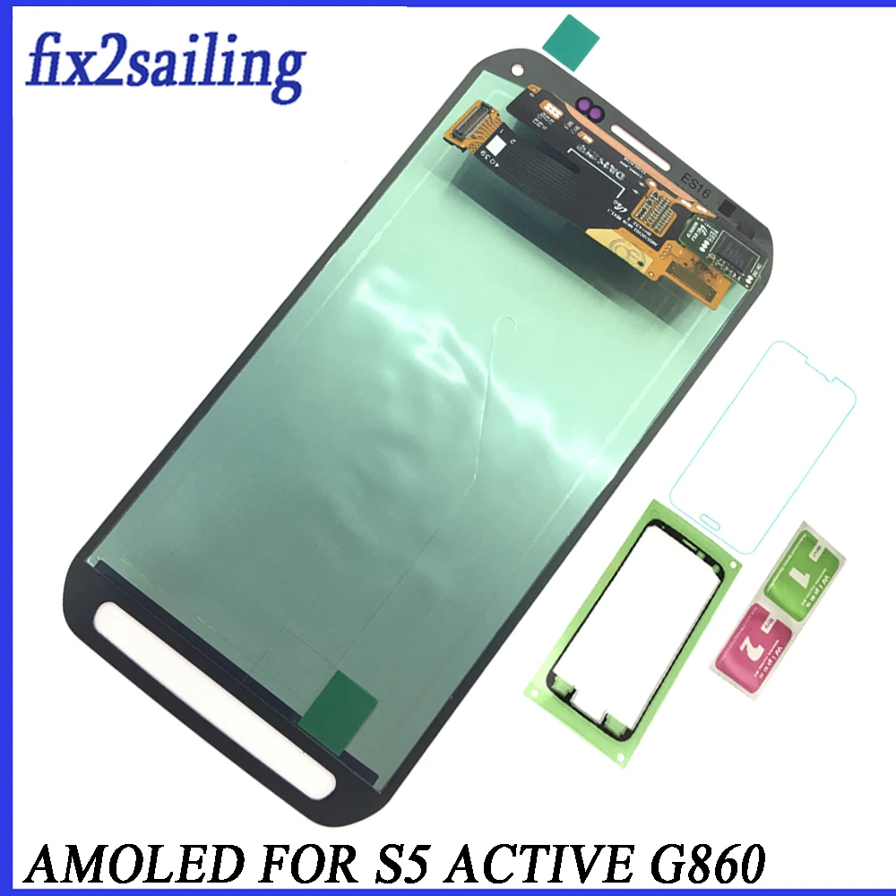 Super AMOLED ЖК-дисплей Дисплей для samsung Galaxy S5 Active G860 Экран Замена Сенсорный экран