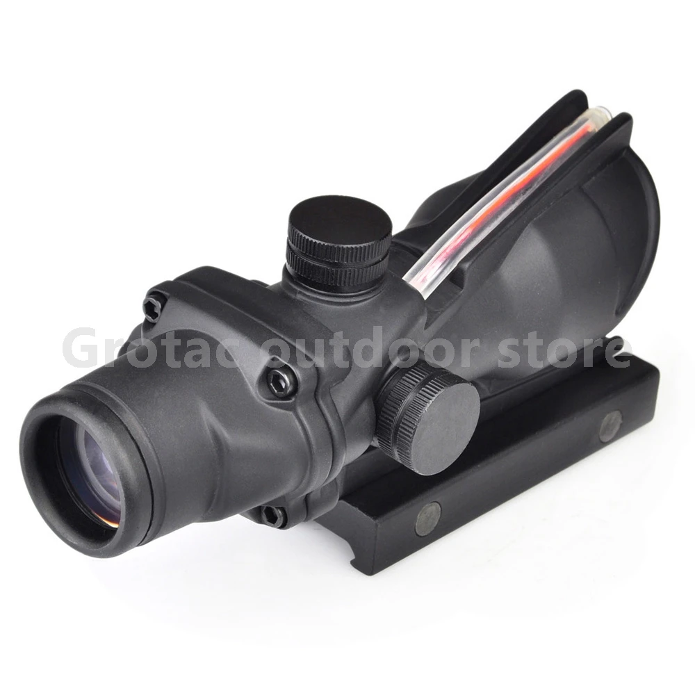 Тактический Оптический прицел с красной точкой ACOG 4X32 источник из настоящего