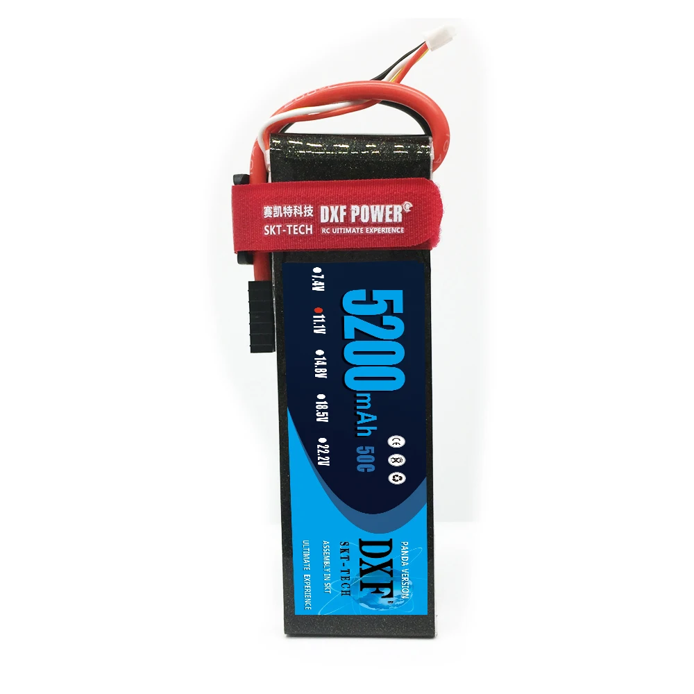 Аккумулятор DXF Lipo 3S 11 1 В 5200 мАч 50 °C макс. для лодки радиоуправляемого автомобиля