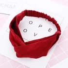 Тюрбан, однотонная повязка на голову для женщин, банты, эластичные спортивные повязки на голову, головной ободок, аксессуары для волос для девочек