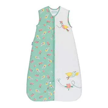 Детский спальный мешок Gro Company с цветочным принтом из чистого хлопка 1 0 Tog Grobag 0-6/6-18