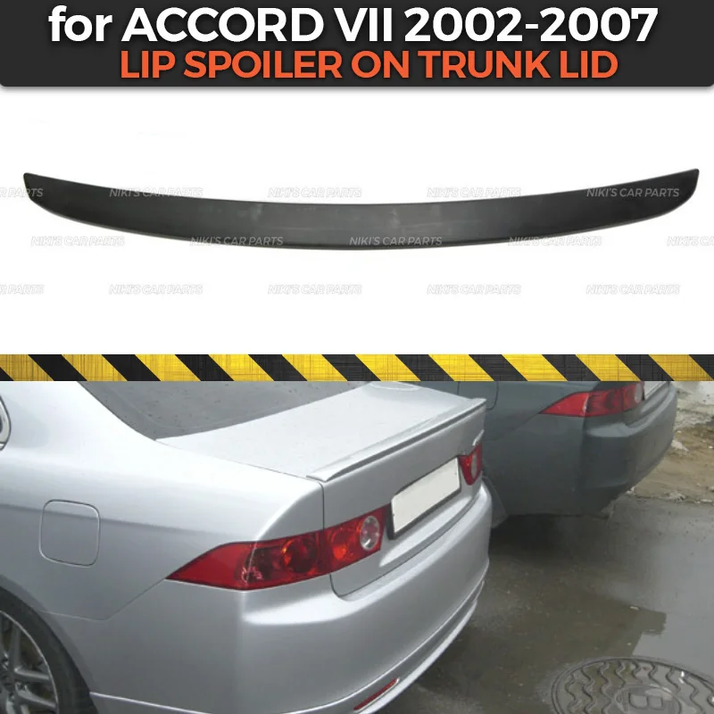 Чехол спойлер для Honda Accord VII 2002 2007 АБС пластик спортивный стиль Стайлинг