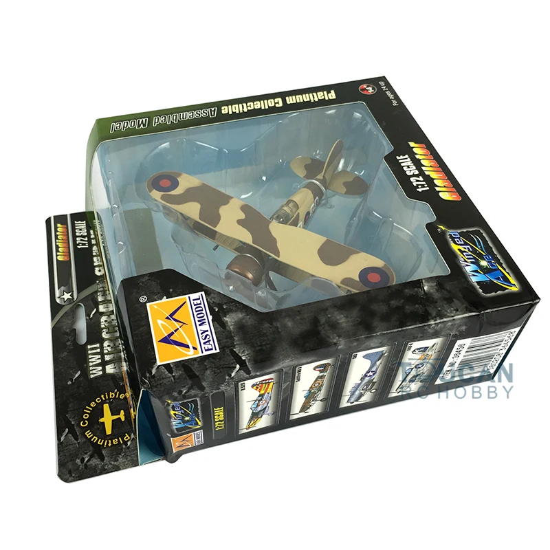 EASY MODEL 36456 1/72 гладиаторы Mk.1 Самолет Diecast готовой TH07259 SMT2|Наборы для сборки моделей| |