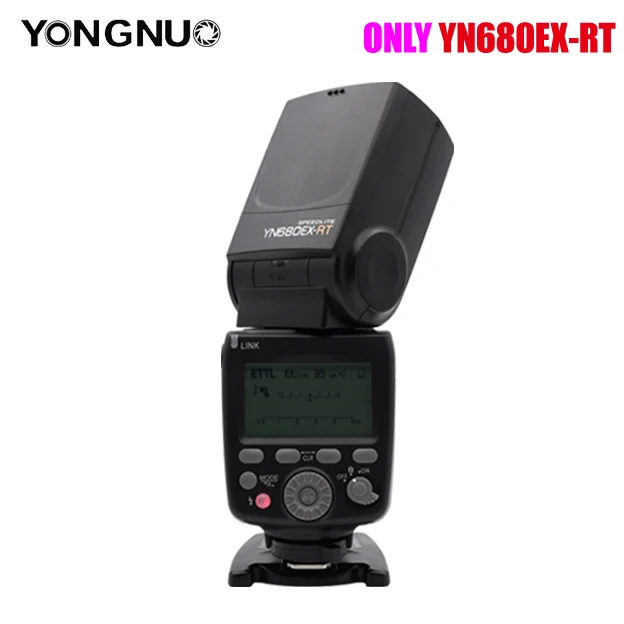 YONGNUO Вспышка Speedlite YN680EX-RT литиевая 2,4G GN60 беспроводная 1/8000s HSS ttl вспышка Speedlite для камер Canon Speedlite - Цвет: Черный