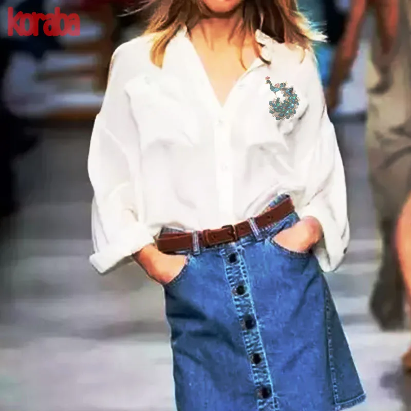 KORABA2018 Новый Кристалл Брошь Pin ювелирных Accessorise сине-белые модные женские туфли