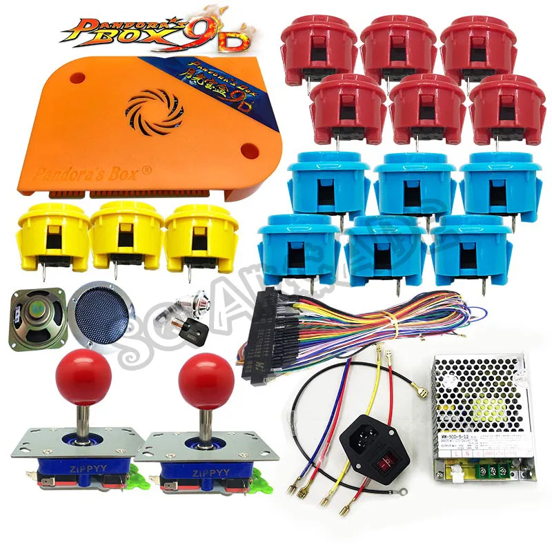 Части Arcade (пряди комплект с 2222 в 1 ящик Пандоры 9D Обновление версии подсветка