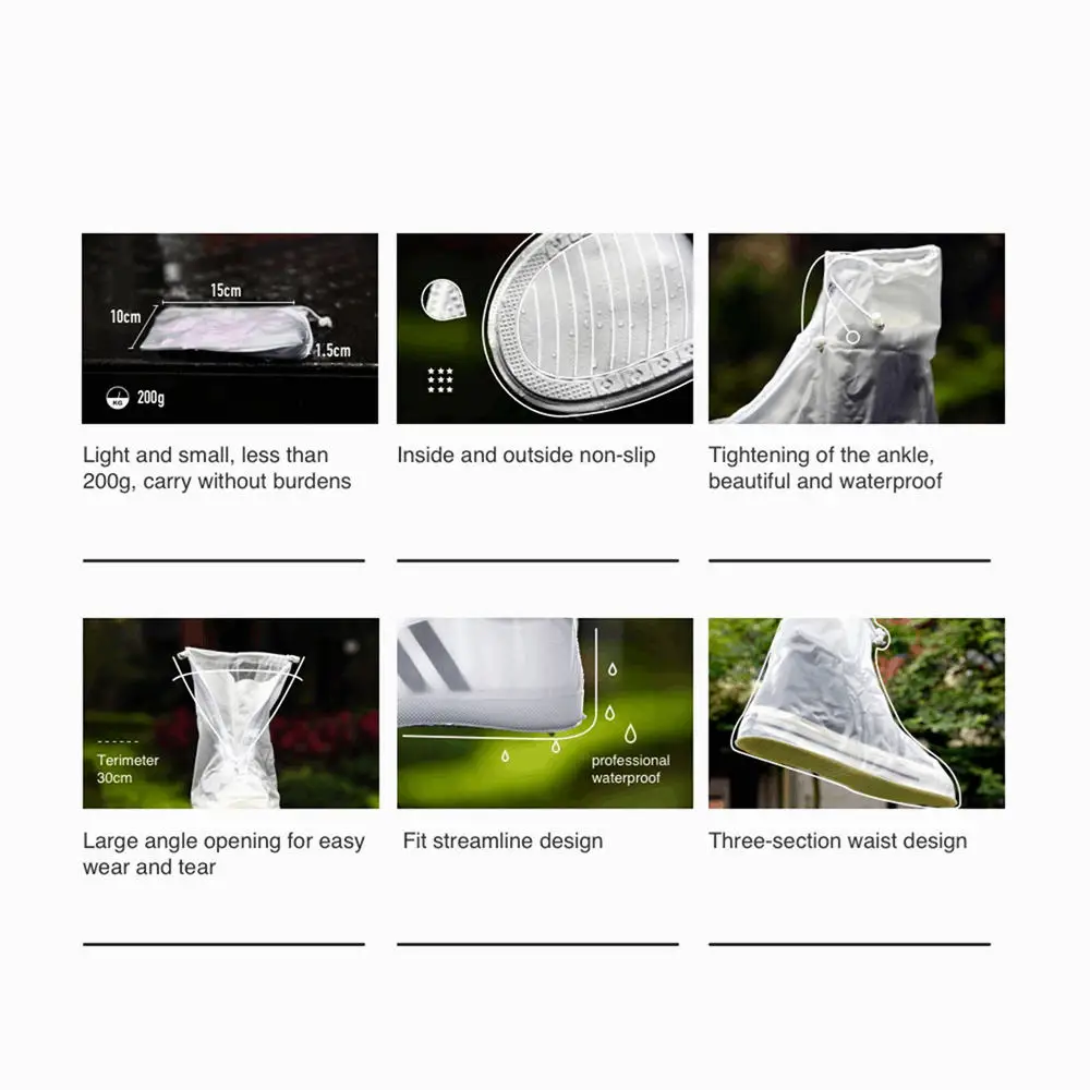 Eyechic водонепроницаемые чехлы для обуви Водонепроницаемые силиконовые чехлы для обуви для защиты от дождя пластиковые