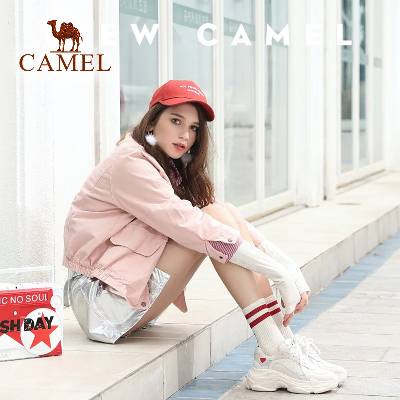 CAMEL/Новинка женская обувь на высокой платформе Ins модная повседневная из