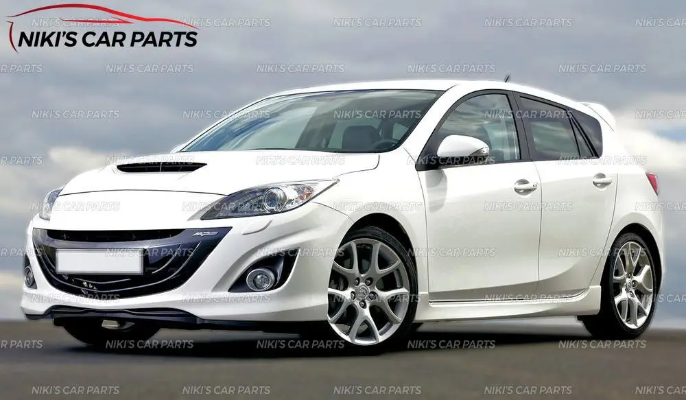 Чехол на пороги двери для Mazda 3 BL 2009 2012 боковые юбки комплект корпуса из АБС