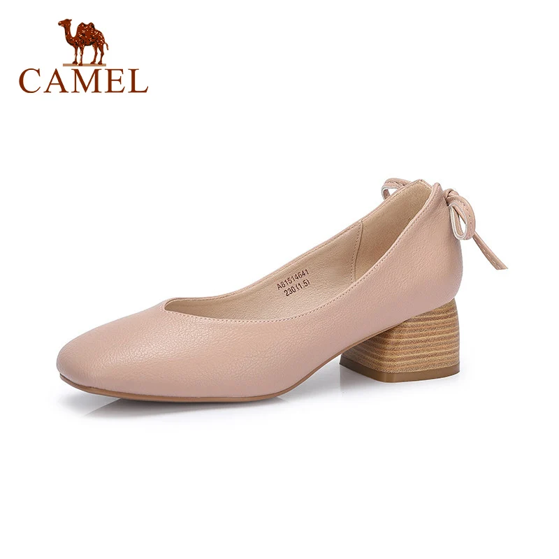 CAMEL/весенние новые женские повседневные тонкие туфли из мягкой кожи в стиле ретро