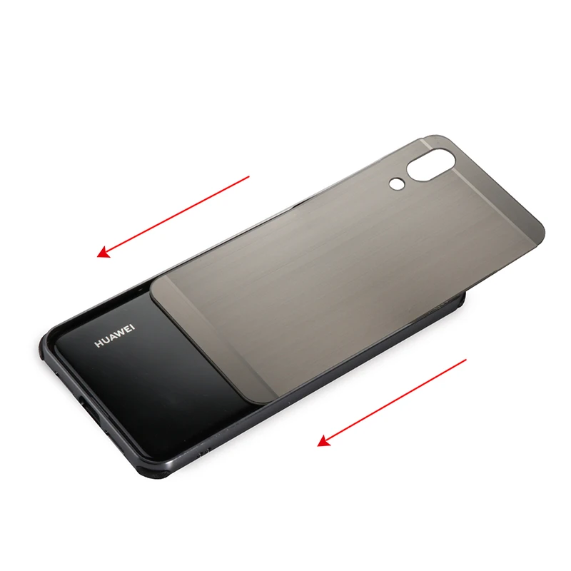 Для Huawei P20 P 20 чехол матовый металлический Гибридный алюминиевый каркас Бампер