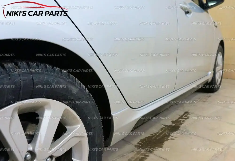 Внешние накладки на пороги для Kia Rio III 2011- боковые юбки АБС-пластик Комплект кузова аэродинамические накладки под двери спортивный автомобиль Стайлинг