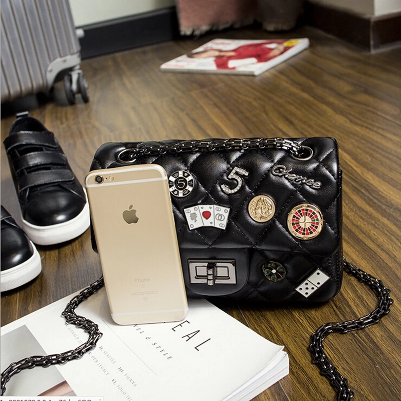 Модная роскошная сумка на плечо сумки с алмазной вышивкой женская цепочке