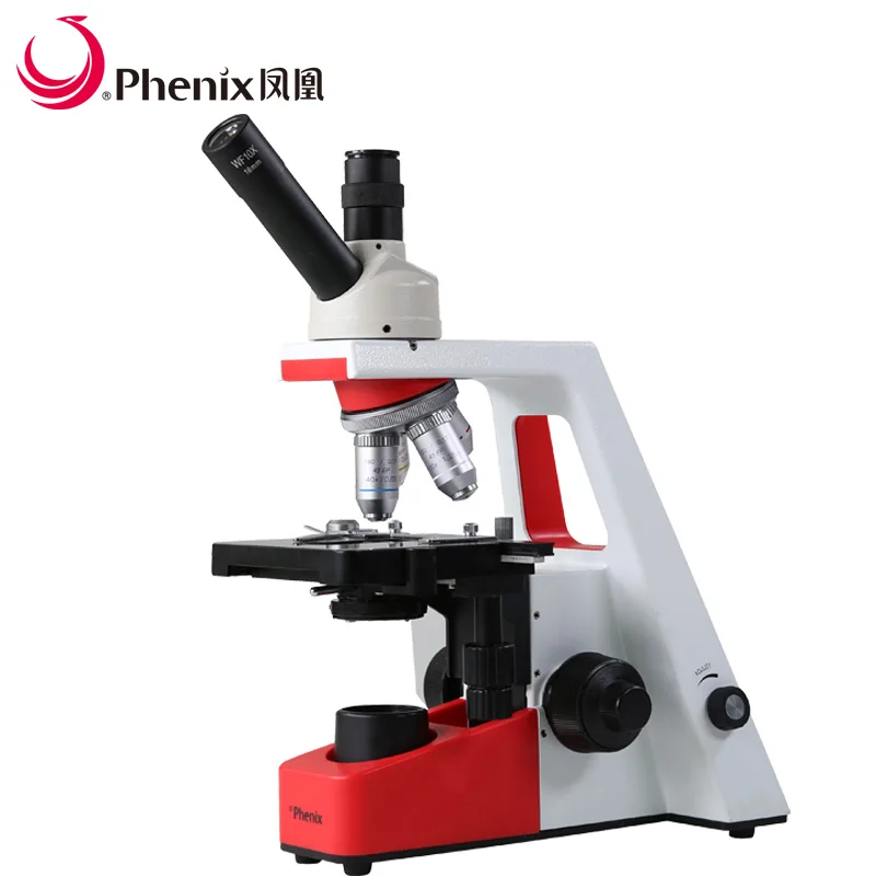 Монокулярный составной Микроскоп Phenix 40X 1600X биологический/металлический