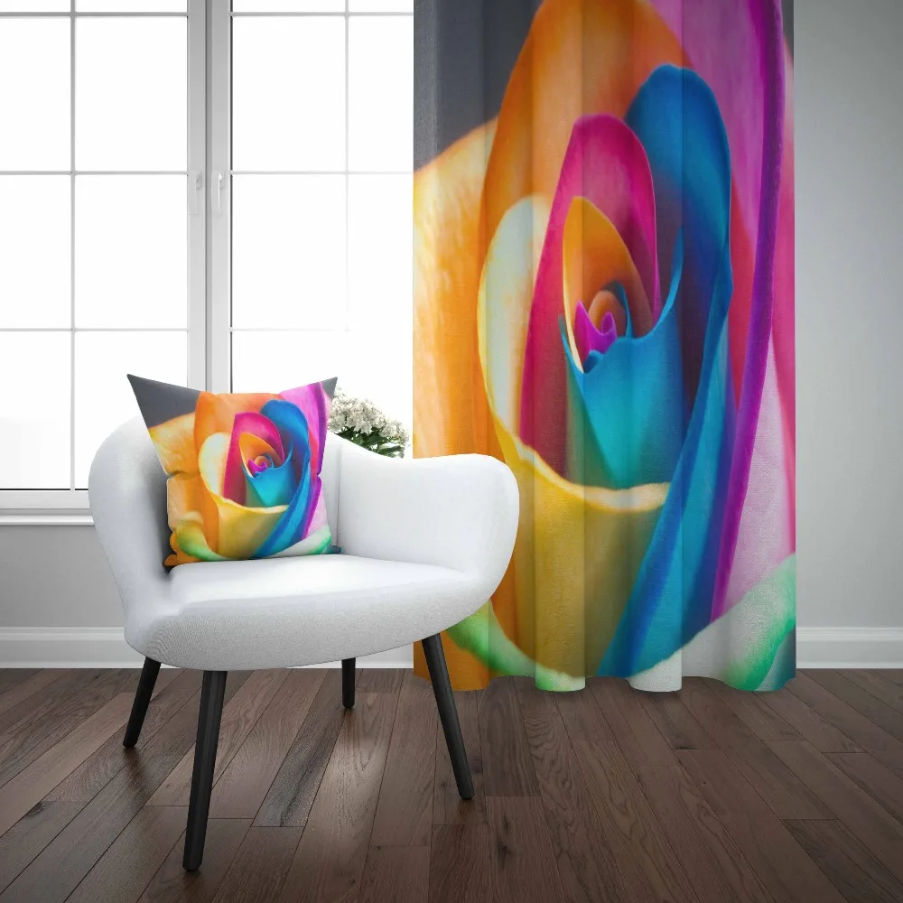 Другого цвета: синий розовый желтый оранжевый Цветной Большой розы цветок 3D