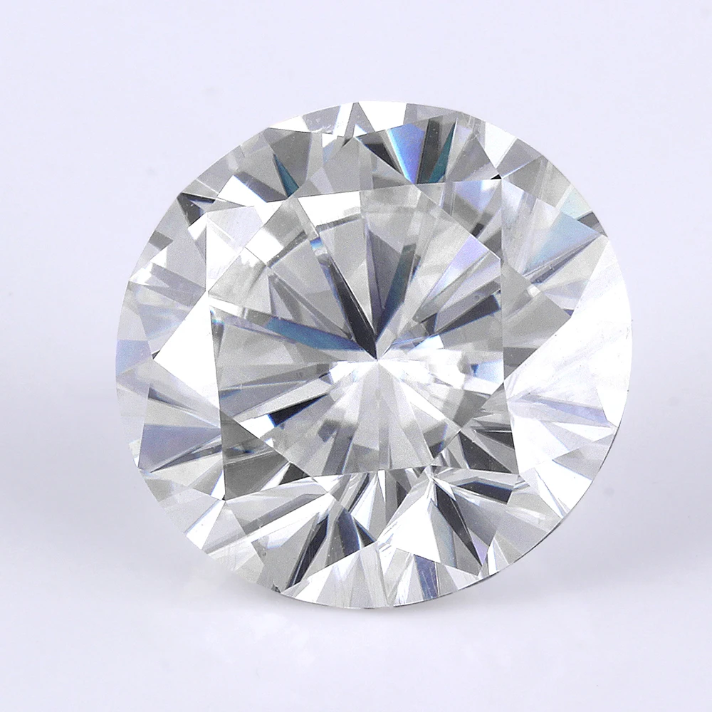 DovEggs 1 Piece Diameter 12mm F Color Hearts and Arrows Moissanite Loose Stone for Jewelry Making | Украшения и аксессуары