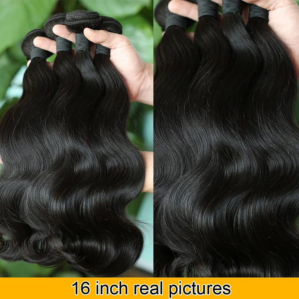 QT Hair Human Weave Bundles With Closure Brazilian Body Wave Lace 3 2*6 Remy Hair|3/4 пучка на сетке| |
