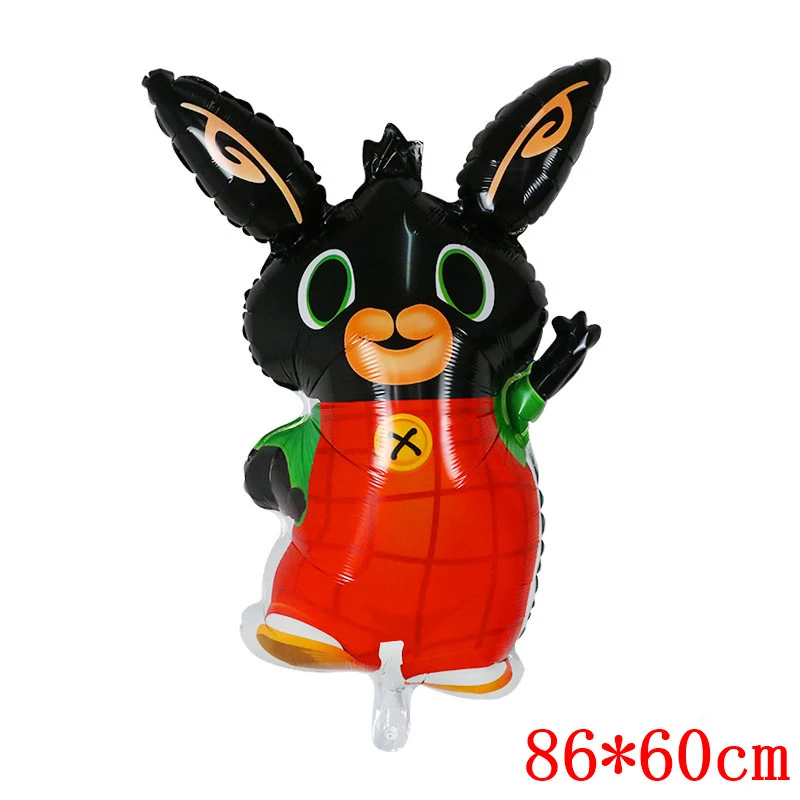 6 шт./лот, фольгированные шары Bing Bunny, воздушный шар с мультяшным Кроликом, размер 30 дюймов, для детей 1, 2, 3, 4, 5 лет, для дня рождения, аксессуары, игрушки