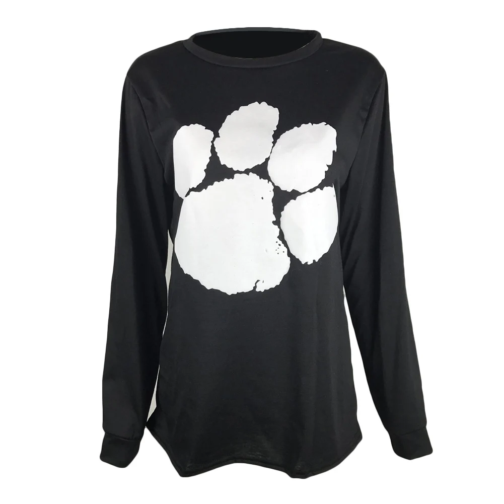 Модные женские туфли с круглым вырезом и длинными рукавами Bear Paw футболка