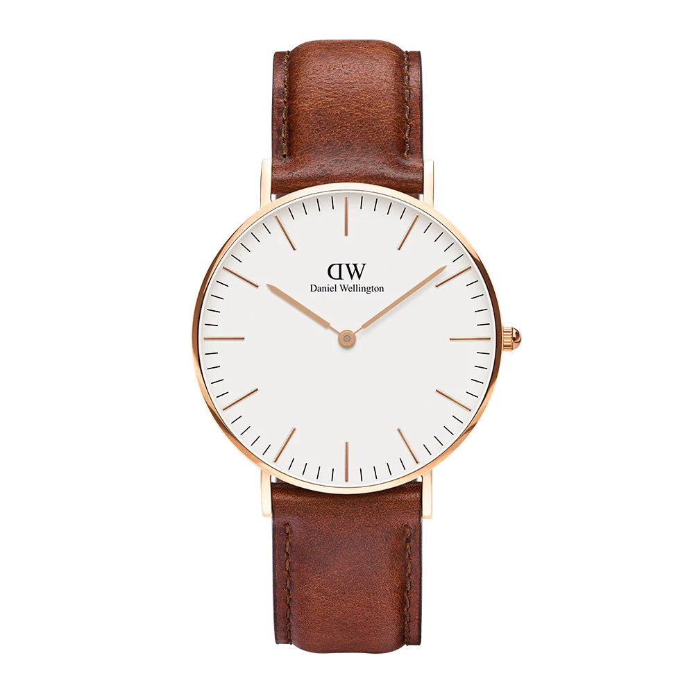 Наручные часы Daniel Wellington Classic St Mawes 36 мм RG White + часовой ремешок Roselyn для часов