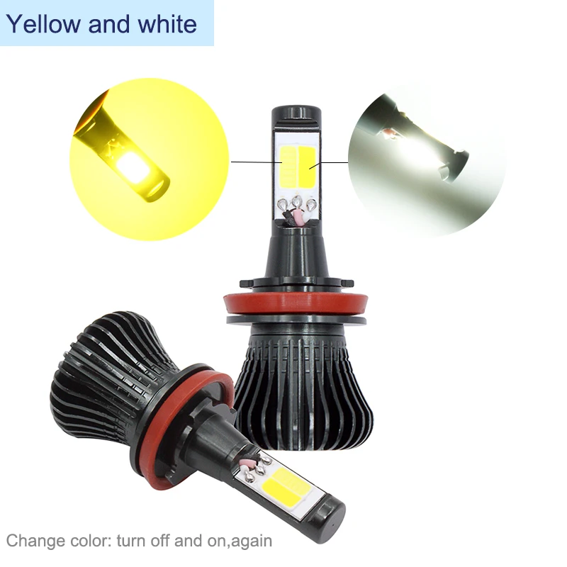 H1 led H3 H7 H11 H8 9005 9006 HB3 HB4 H27 880 881 H16 PSX24W Автомобильная противотуманная фара DRL лампа
