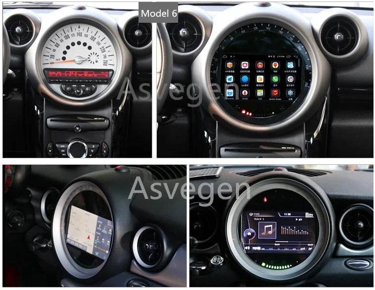 Автомагнитола для BMW Mini Cooper мультимедийный проигрыватель с ОЗУ 2 Гб ПЗУ 16 ГБ после