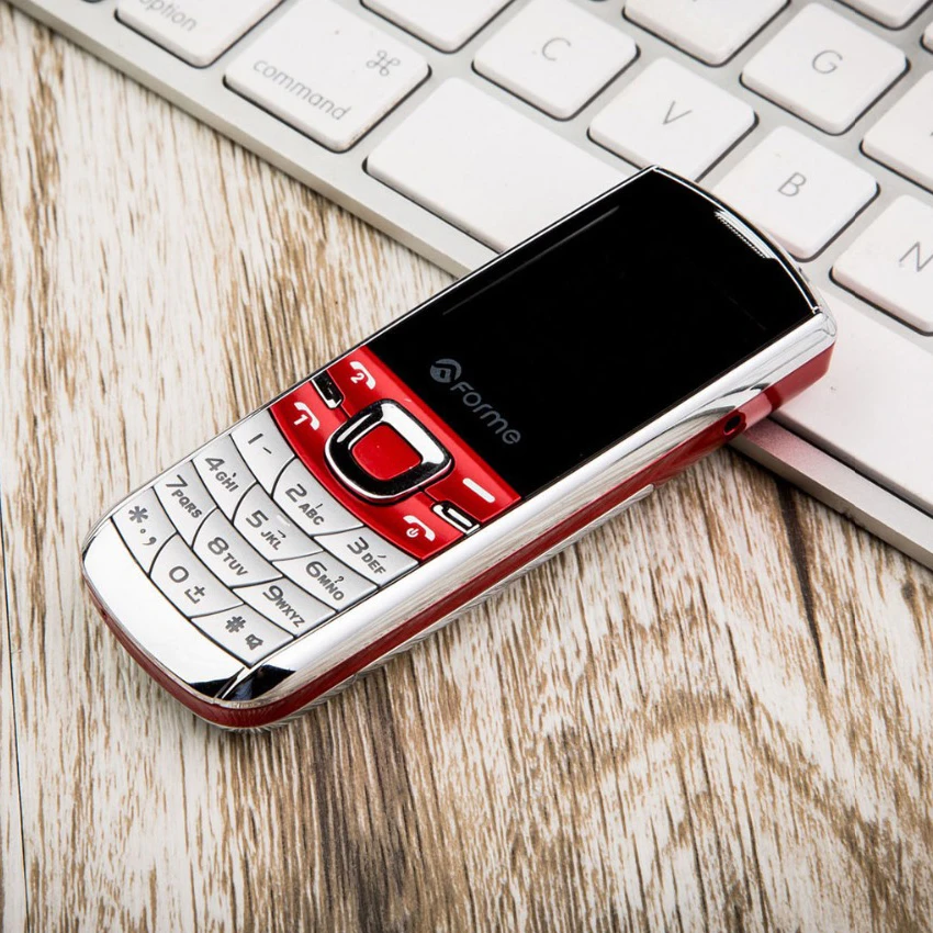 Original FORME T3 Super mini phone MP3 MP4 FM Camera Metal back cover unlocked mobile cell Russian keyboard | Мобильные телефоны и