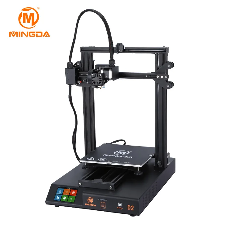 DIY MINGDA D2 3d принтер размер сборки 230*230*260 мм 3d принтер с печатью