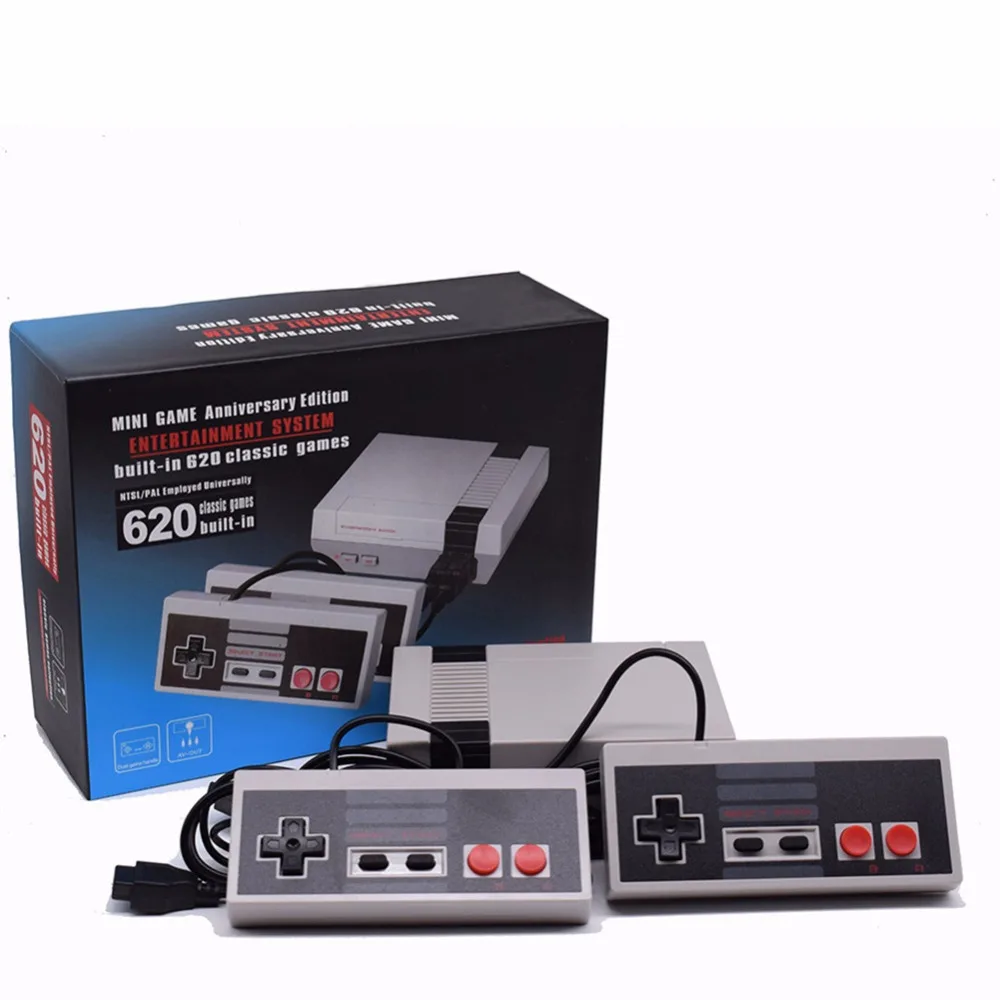 Мини PAL и NTSC ТВ Ручной игровой консоли с 620 различных Встроенные игры|handheld game