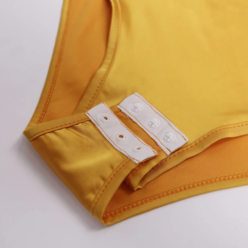 Новое поступление с открытыми плечами Шелковый Атласный топ для тела Женский