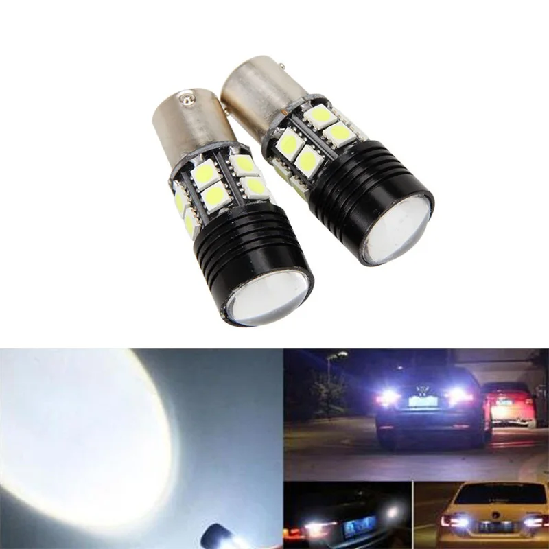 2 шт. 1156 BA15S R5 12SMD 5050 Светодиодная автомобильная лампа с поворотным сигналом